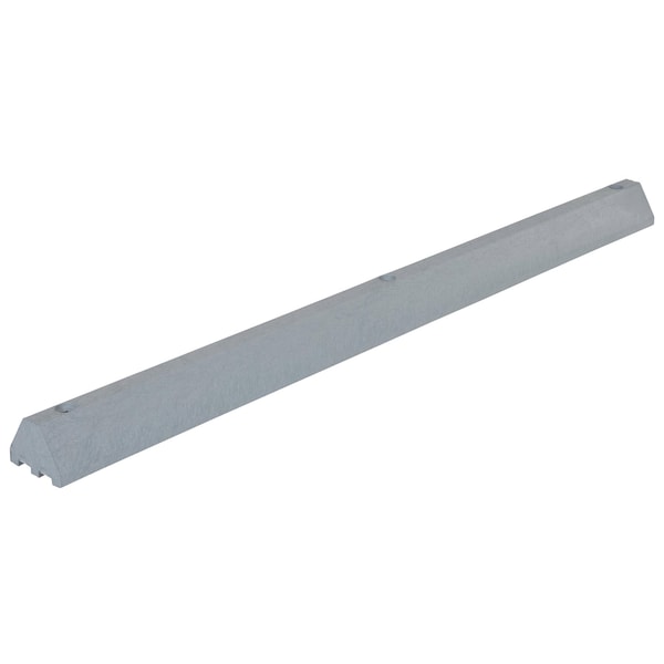 Car Stop Recycled Plastic, Gray, 72"